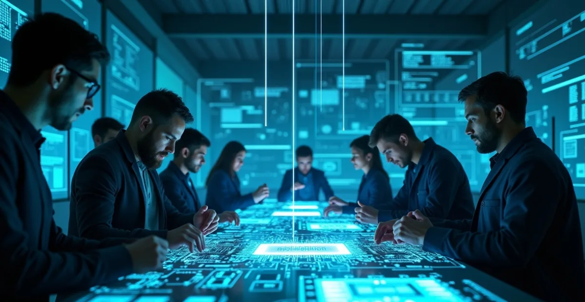 Engineers collaborating on Embedded Systems and VLSI engineering projects at PiEmbSysTech